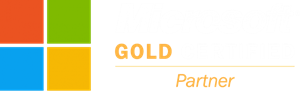 Logo da Microsoft Partner ao lado da marca Engeman